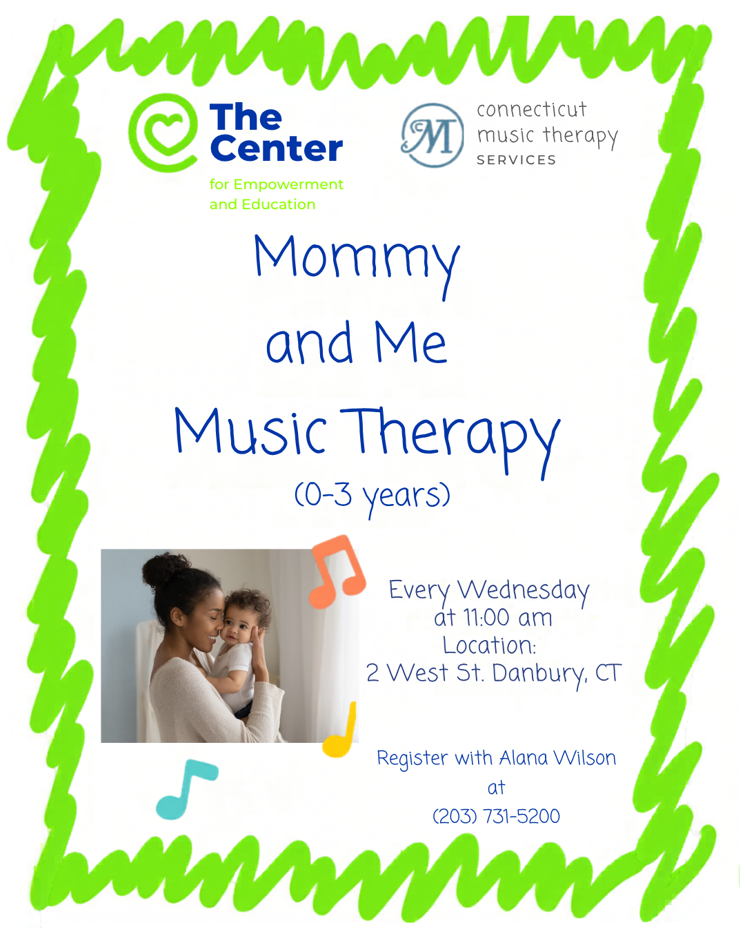 Mommy & Me Music Therapy - The Center for Empowerment and Education